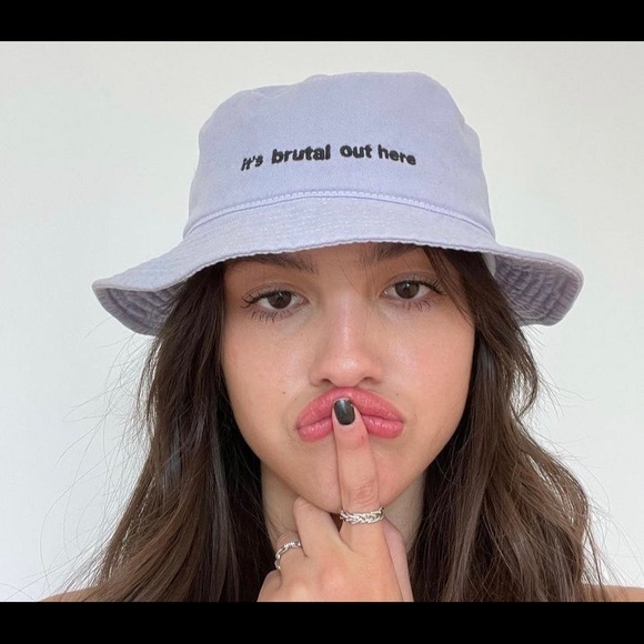 Olivia Rodrigo It's Brutal Out Here Bucket Hat